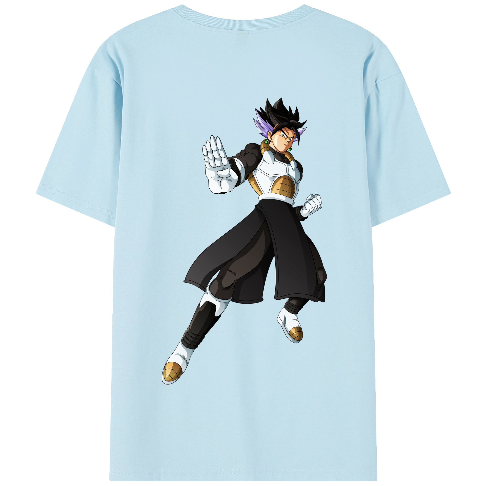 （画像用） ドラゴンボール ベジット DRAGON BALL Vegetto 綿100％半袖Tシャツ（背面プリント）